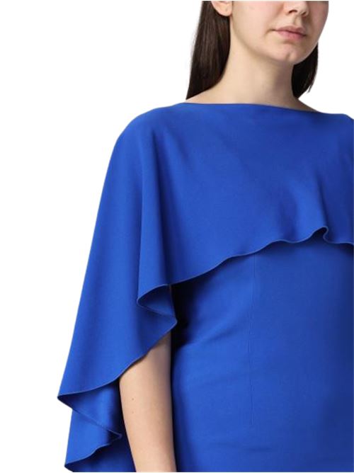 Abito corto da Donna  a mantella Alberta Ferretti Blu elettrico ALBERTA FERRETTI | A045716180299
